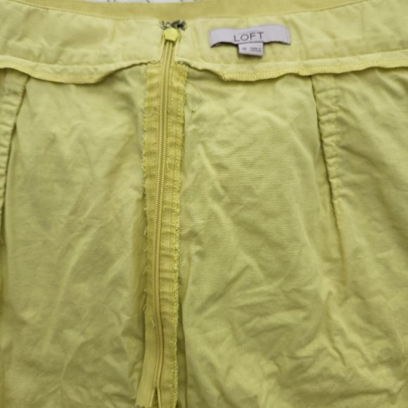 [10] Yellow/Green LOFT Skirt - Picture 3 of 7